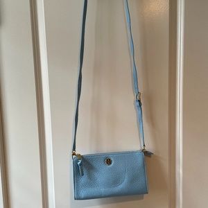 Tory Burch Robinson Leather Crossbody Wallet